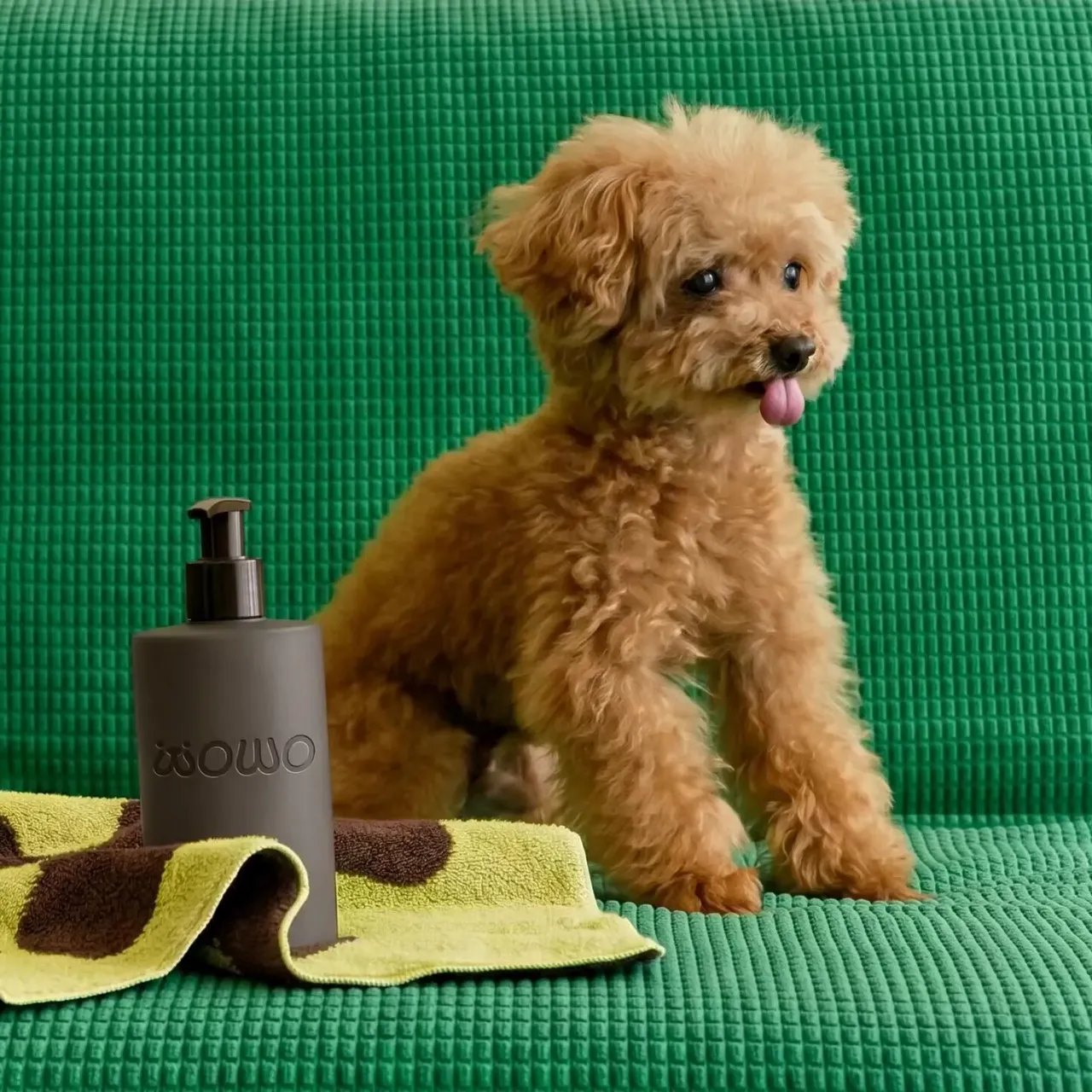 seedance-2.0_Realistic_calm_brand_presentation_animation_a_small_fluffy_toy_poodle_stands_on_-0.mp4